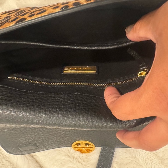 Tory Burch Leopard Print Crossbody with Gold Accents - Picture 5 of 11